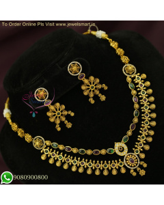 Vintage-Inspired Antique Gold Layered Necklace Set | Fashion Jewelry for Women NL26429