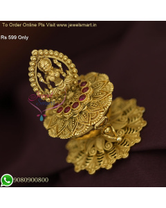 Divine Temple Kumkum Box: Handcrafted Gold-Plated Splendor S26525