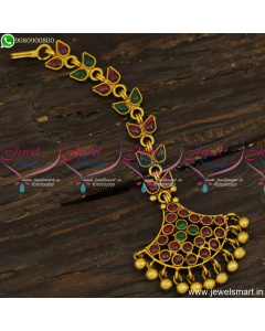 Beautiful Gold Nethi Chutti Designs Antique Finish Artificial Jewellery Online T23860