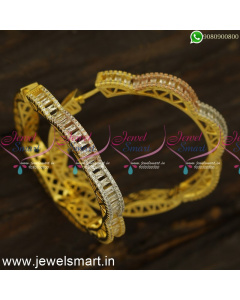 Bend Pattern Glowing Fashion Earrings Bali Form Gold Plated Jewellery ER24490