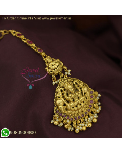 Gorgeous Maang Tikka Designs - Antique Gold Jewelry Replicas | Premium Quality M26603