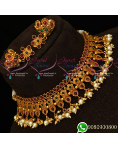 Chokers for Women Indian Artificial Jewellery Designs Special Offer Price NL19424A