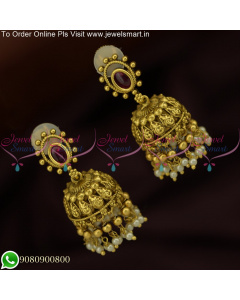 Add a Vintage Touch to Your Look with Our Stylish Jhumka Earrings - Shop Now J25655