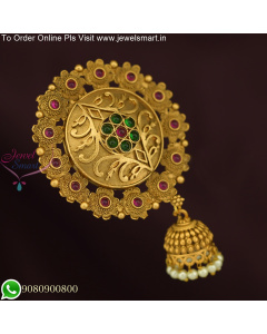 Shop Jada Billalu One Gram Gold Rakodi With Jhumka Accessories for Hair Online H25775