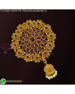 Shop Jada Billalu Antique Kep Rakodi With Jhumka Accessories for Hair Online H25777