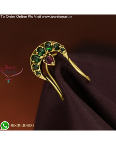 Vanki Ungaram South Indian Traditional Adjustable Kemp Finger Rings F25834