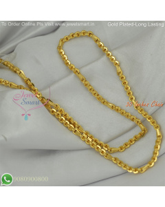 30 Inches Gold Plated Chains Traditional Design for Daily Wear – Long Lasting Colour Life, Premium Gold Polish CG9092