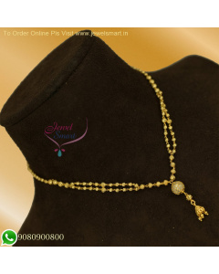 Elegance Redefined: Affordable Beads Strand Necklace for South Indian Style NL26332