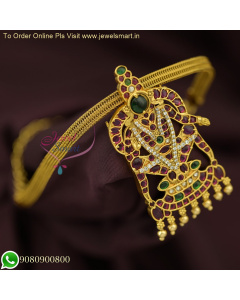 Exquisite Lord Ayyappa Necklace with Kemp Stones – Real Look Pendant Chain NL26696