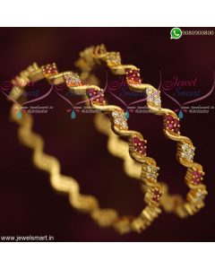 Fancy Bangles Online Shopping Gold Designs Latest Fashion Daily Wear B19112