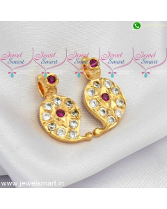 Gold Covering Imphon Jewellery Manga Thali Set Accessories Five Metal MS24905