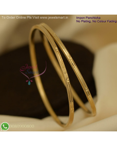 Impon Panchaloha Bangles – No Plating, Daily Wear, Long-Lasting Color B27121
