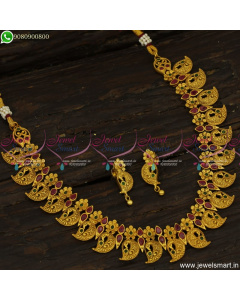 Incredible Gold Necklace Designs In Artificial Jewellery Catalogue Collections 