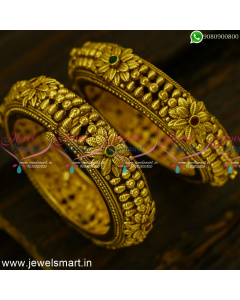 Indulge in Colourful World of Flowers with Designer Bangles For Women B25046