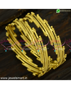 Kambi Valayal Gold Kangan Designs Bangles For Women Covering Jewellery Online B24864