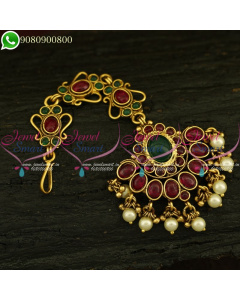 Kemp Jewellery MaangTikka Latest Traditional Nethichutti Designs Online T20898