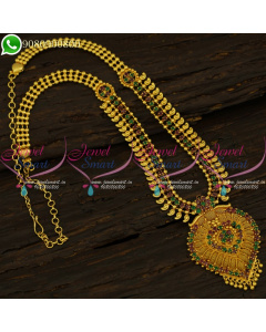 Long Necklace One Gram Gold Plated Jewellery Suppliers Online Fashion NL21176