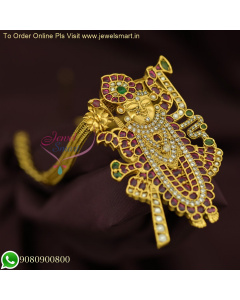 Exquisite Lord Panduranga Necklace with Kemp Stones – Real Look Pendant Chain NL26678