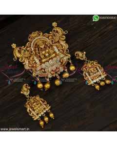 Majestic Pendant Sets Indian Jewellery Latest Nagas Gold Antique Collections Online PS23058