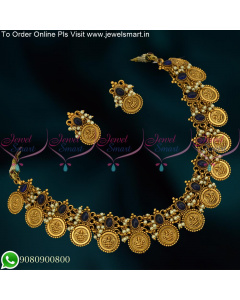 Divine Guttapusalu Matte Kasumalai Temple Jewellery Indian Collections NL14652A