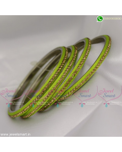 Jazzy Silk Thread With Stones Lac Bangles Latest Dress Matching Jewellery Online