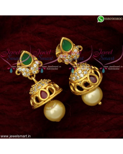 Small Jhumka Designs Low Price Real Images of Fashion Jewellery J19180