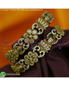 Shop the  Victorian-Style Temple CZ Bangles for a Touch of Vintage Glamour B25729