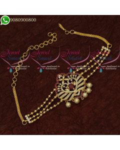 Vanki Baju Band American Diamond Jewellery Designs Bridal Collections Online V20672