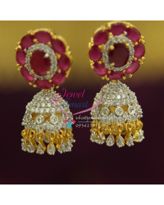 jhumka-american-diamond-white-ruby-gold-design-imitation-jewelry-buy-online