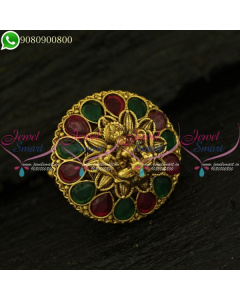 Temple Finger Rings Rotatable Design Rotatable Design Latest Traditional Jewellery Collections F20998