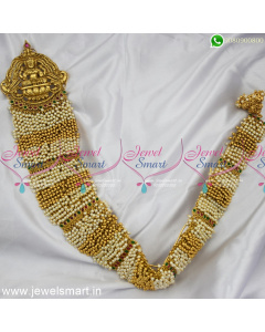 Temple Nagas Hair Jadanagam Jada Choti Bridal Jewellery Pearl Cluster H24886