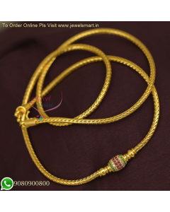 Appealing Thali Chain With CZ Diamond Mugappu Designer Jewellery Online C21973