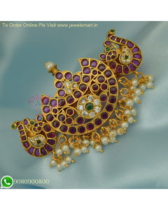 Enhance Your Elegance with Traditional Gold Jewellery Hair Clips | Antique Gold Bridal Accessories H26181