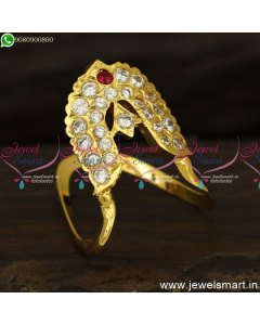 Traditional South Indian Gold Finger Ring Models Vanki Ungaram Online F24681