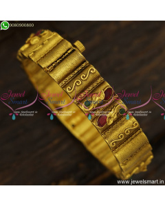 Unique Antique Designer Gold Bangles Ideas Like Pro For Wedding Functions B23839