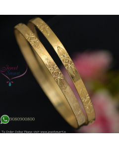 Unpolished Impon Panchaloha Bangles for Regular Wear – Real Gold Look Over Time B27316