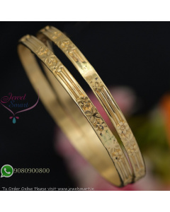 Unpolished Impon Panchaloha Bangles for Regular Wear – Real Gold Look Over Time B27317