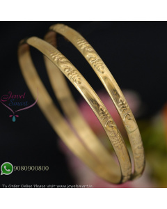 Unpolished Impon Panchaloha Bangles for Regular Wear – Real Gold Look Over Time B27318