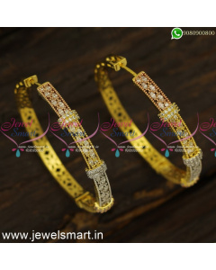 White Marquise CZ Designer Bali Earrings Replica of Diamond Jewellery Online ER24472