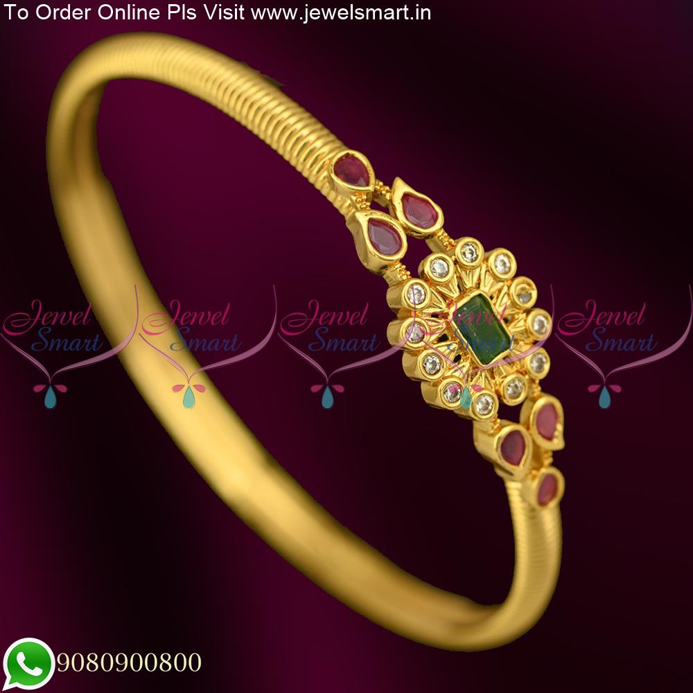 KARTIK, MAHARASHTRIAN STYLE GOLD FINISH BANGLE SET FOR WOMEN -KARTIBS0 –  www.soosi.co.in