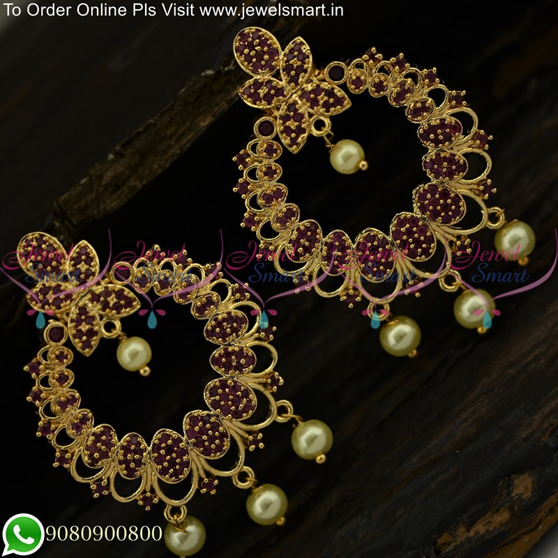 Big earrings design clearance