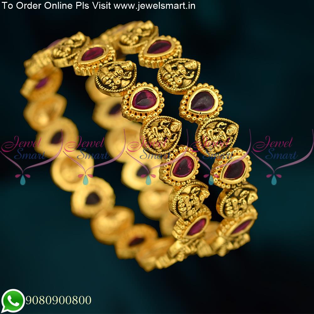 Antique gold bangles shop designs