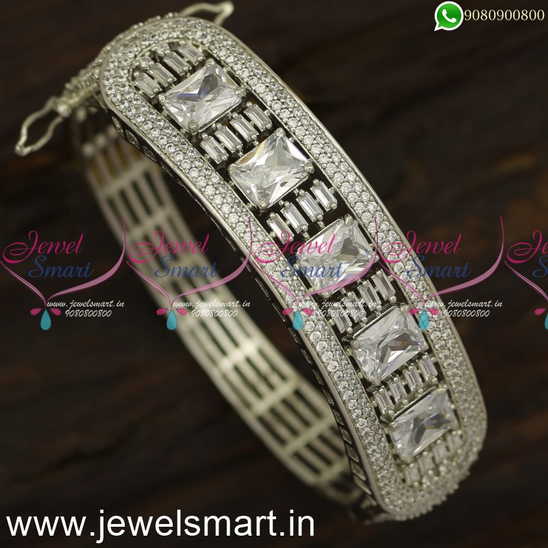Buy Mens Diamond Bracelet Silver Tennis Bracelet Chain 4mm Online in India   Etsy