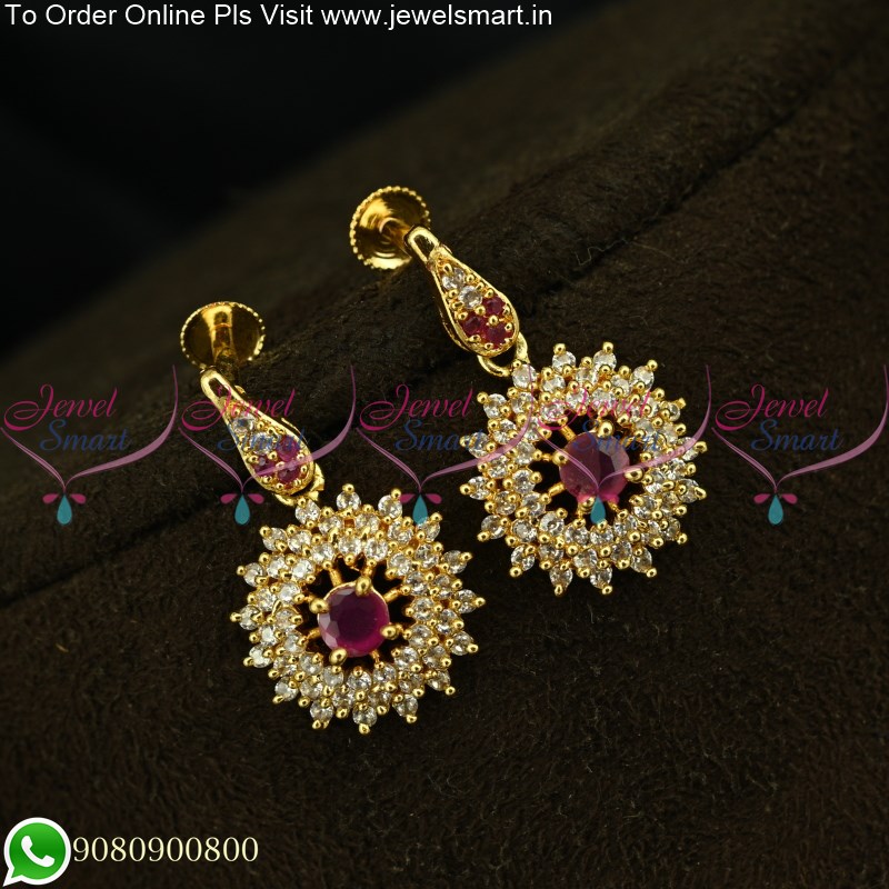 Beautiful Gold Earrings Designs  Latest Fashion Traditional Gold Jewellery   Bridal gold jewellery designs Latest earrings design Gold earrings  designs