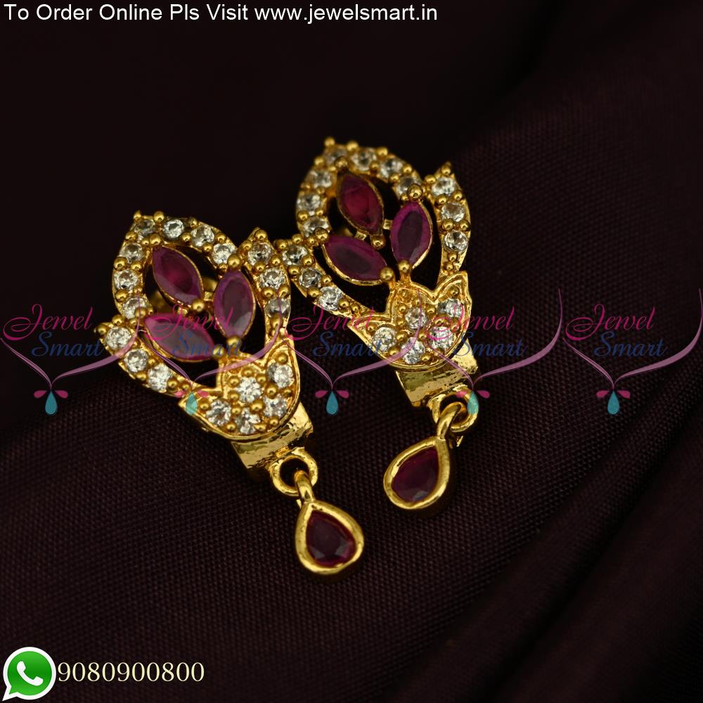 Southindian Cubic Zirconia Gemstone Statment Kundan Gold Plated Big Size  Jhumka Jhumki Earrings, Gold Earrings, Temple Jewelry, South Jhumka - Etsy