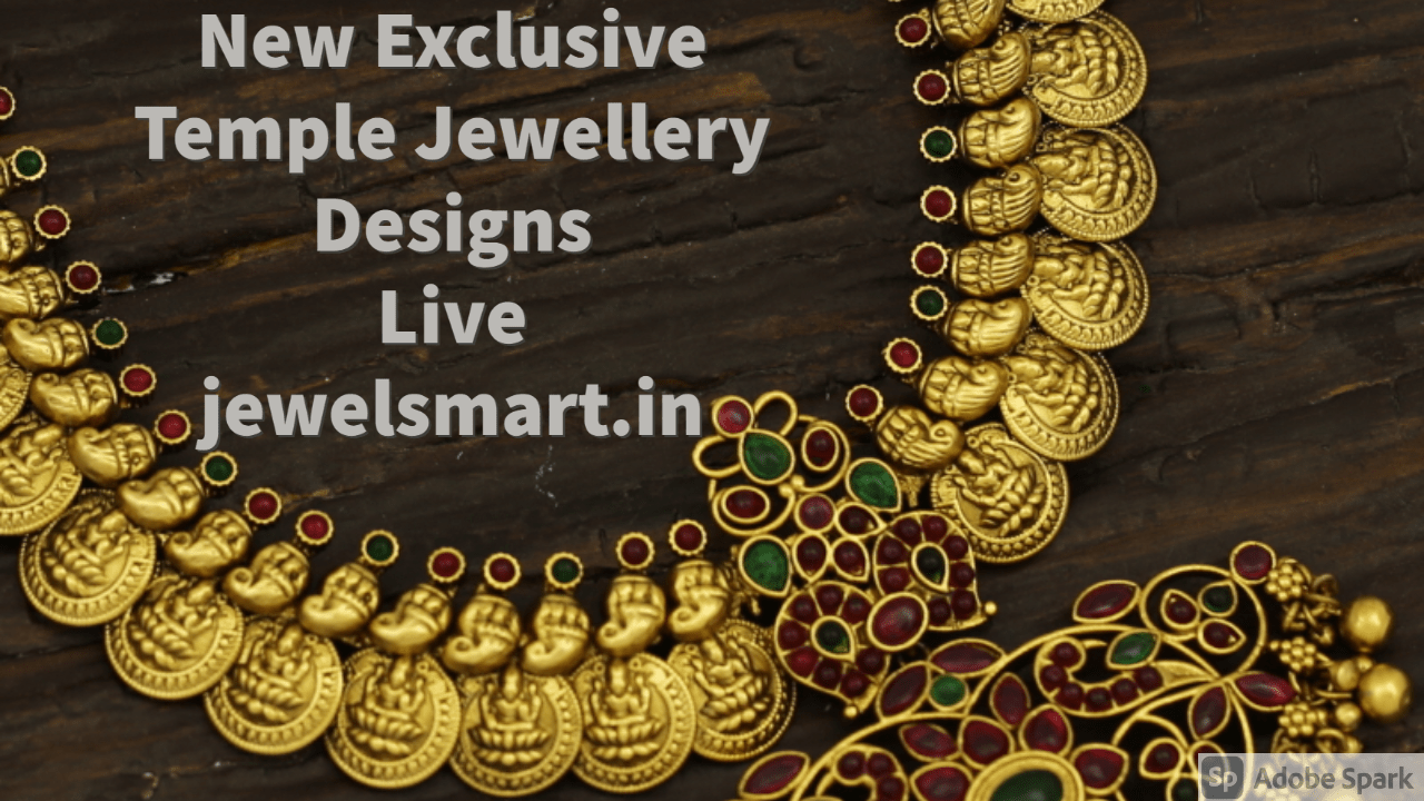 Jewelsmart Long Necklace Antique Gold Temple Jewellery New Launch