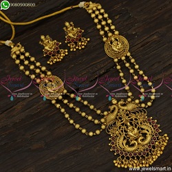 Mugappu Design Kids Long Gold Necklace