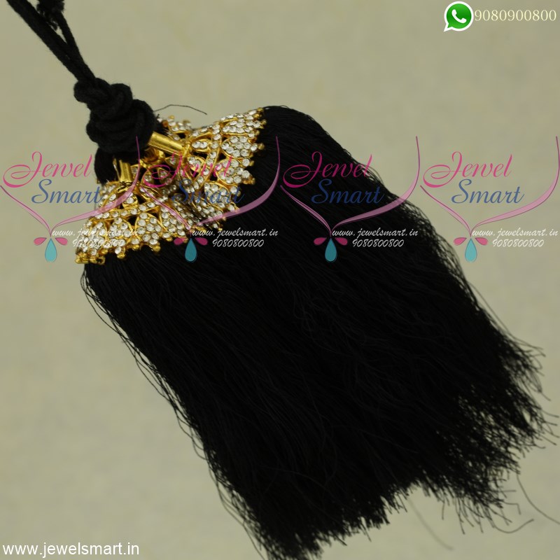 Buy Stylish Jada Kunjalam Kupullu Billalu Bridal False Hair Choti Jadai  Billai Set Jewellery For Wedding - Lowest price in India| GlowRoad
