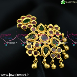 2 Step Attigai Dollar Jewellery Accessory For Flat Chain Gold Plated P25002