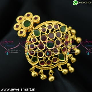 2 Step Attigai Pendant Jewellery Accessory For Flat Chain Gold Plated P25005